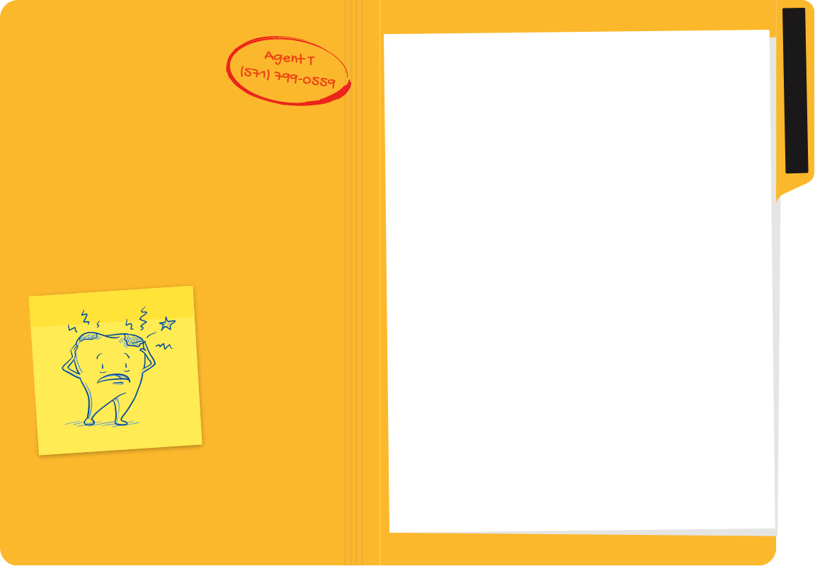 Animated file folder with sheets on it